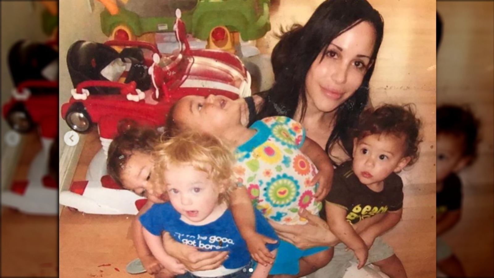 The Octomom Shared A Rare Picture Of Her Eight Kids Together For