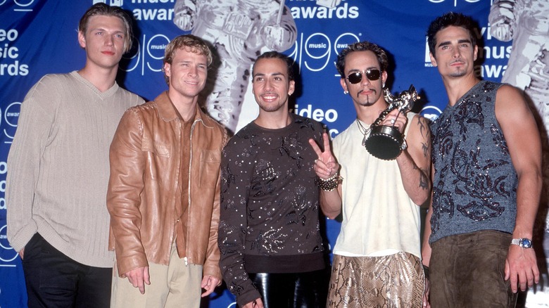 Backstreet Boys at MTV Music Awards in 1999