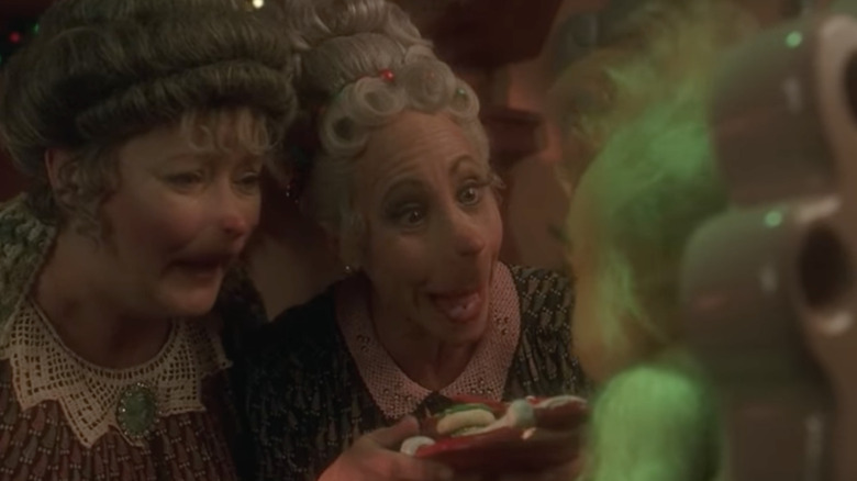 A still of the Grinch's moms and baby Grinch