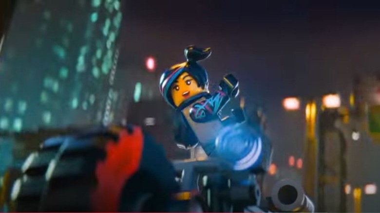 Wyldstyle fighting in "The LEGO Movie"