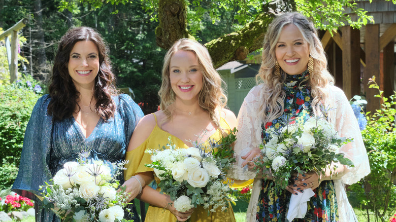 Meghan Ory, Emilie Ullerup and Laci Mailey