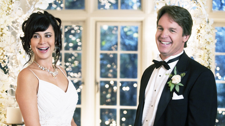 Catherine Bell and Chris Potter