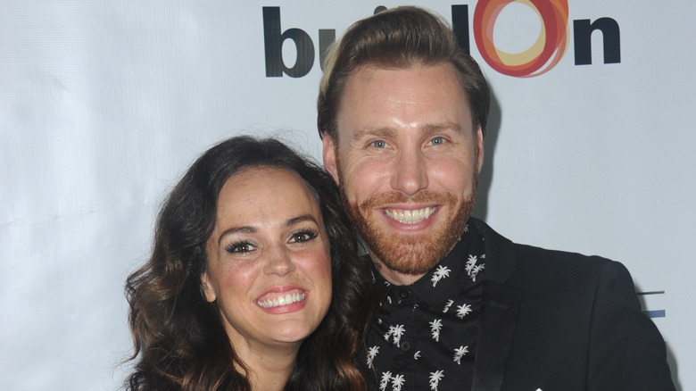 Erin Cahill and Paul Freeman at BuildOn benefit