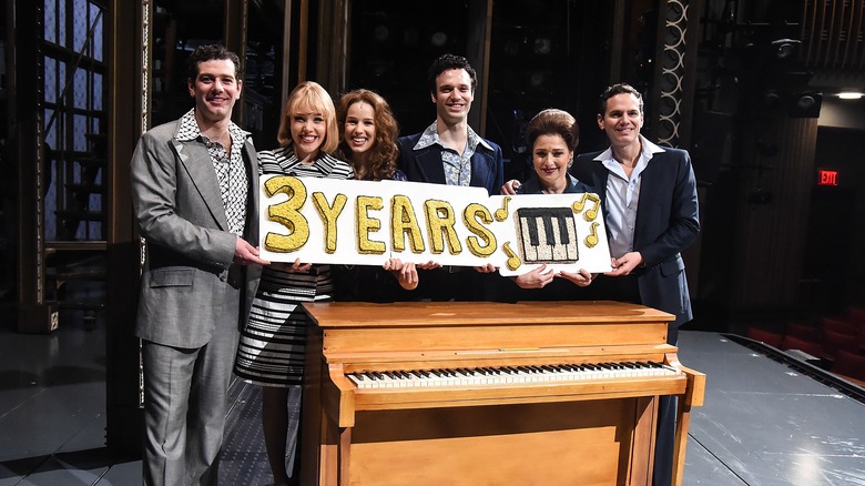 Jake Epstein and the cast of "Beautiful: The Carole King Musical"