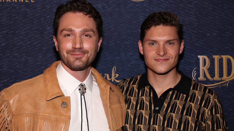 Jake Foy smiling with Nicolas La Traverse 