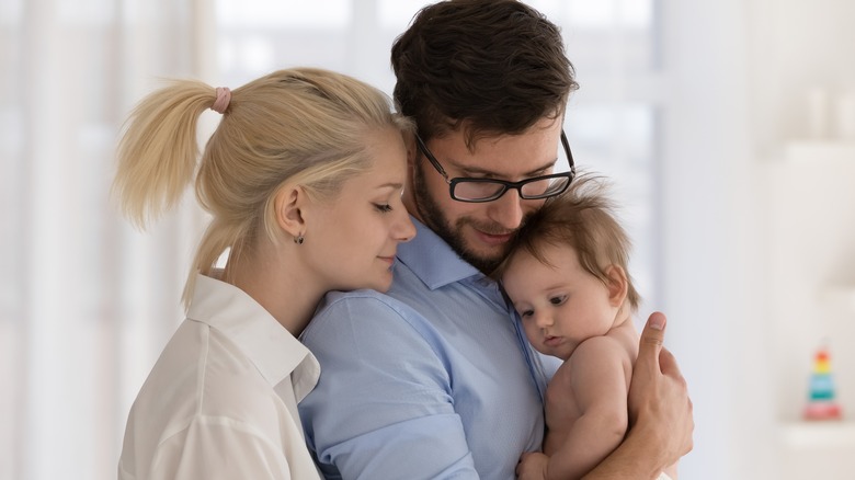 Parents with baby