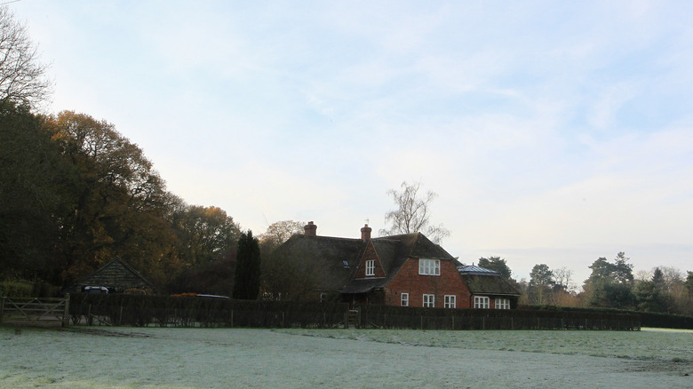 Bucklebury estate exterior