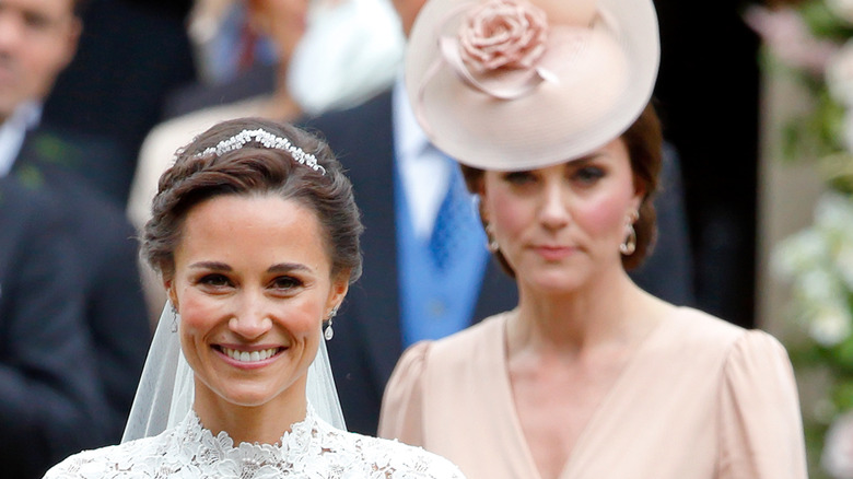 Pippa Middleton and Princess Catherine