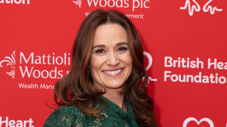 Pippa Middleton posing at an event