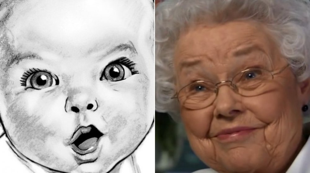 Ann Turner Cook, drawn as a baby and now