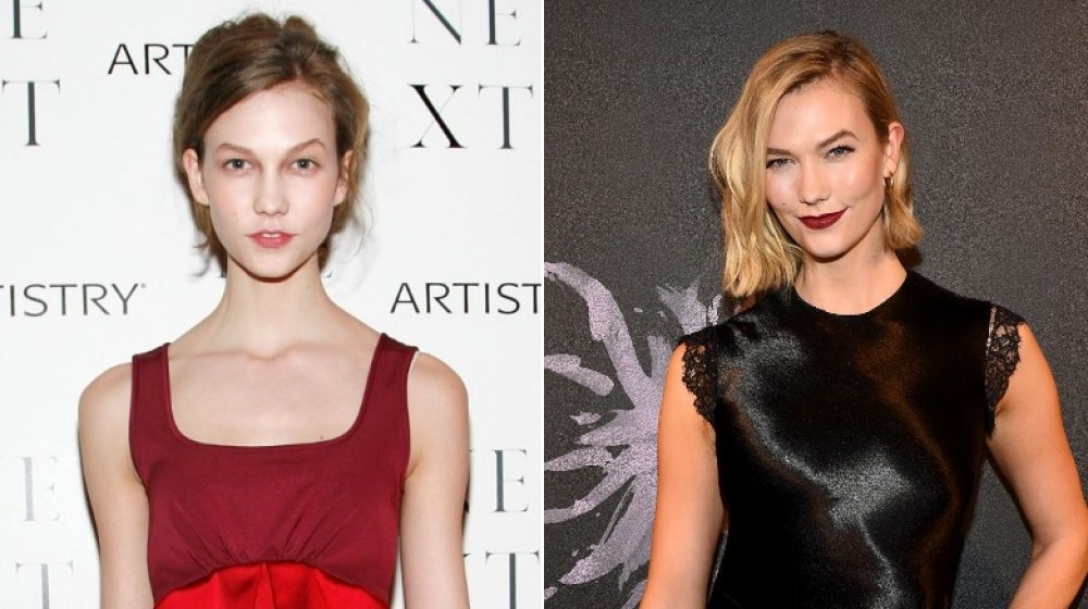 Karlie Kloss, then and now