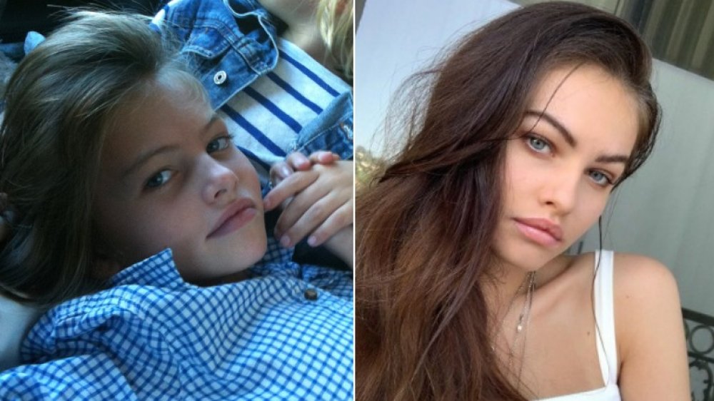 Thylane Blondeau then and now