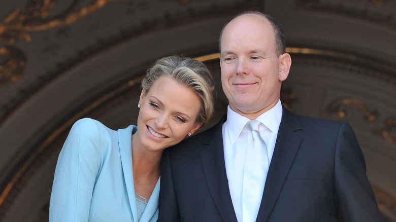 Princess Charlene and Prince Albert at their civil ceremony