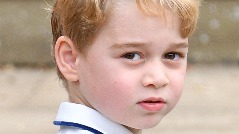 Prince George outside