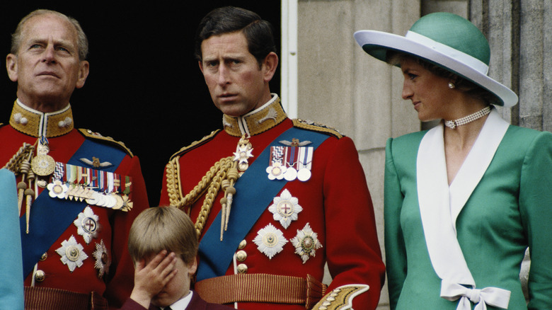 Royals on the balcony 