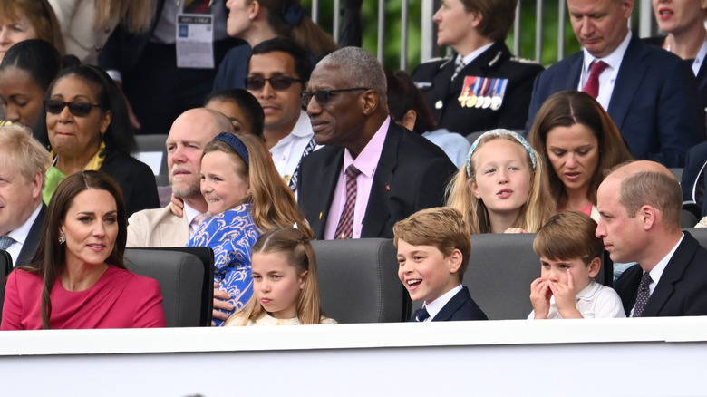 Princess Catherine and Prince William with their kids