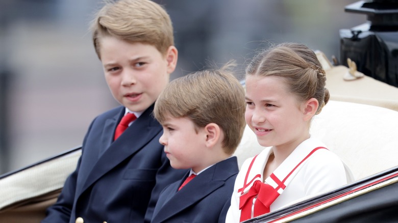 Prince George, Prince Louis, and Princess Charlotte