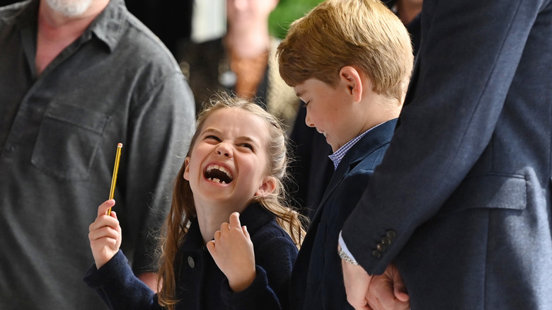 Princess Charlotte and Prince George