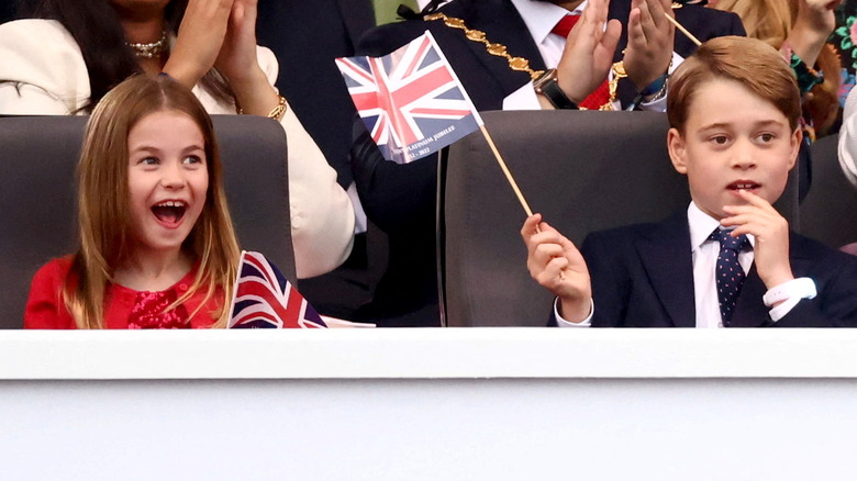 Princess Charlotte and Prince George 