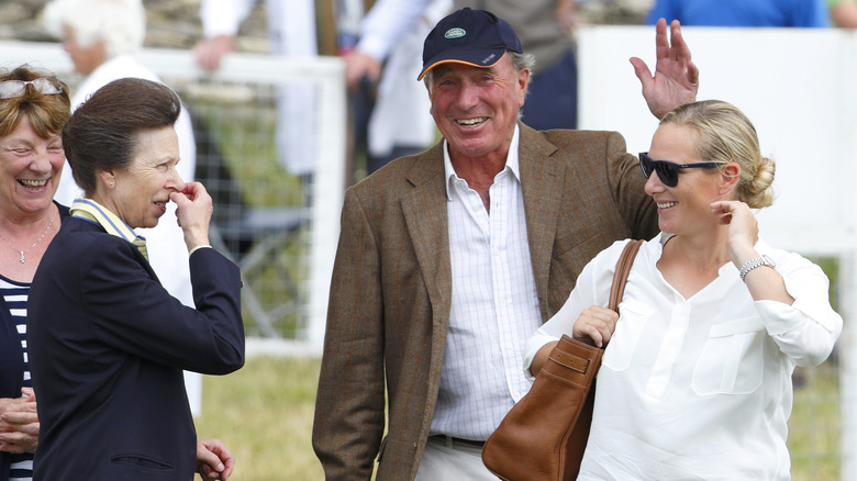 Princess Anne, Captain Mark Phillips and Zara Tindall