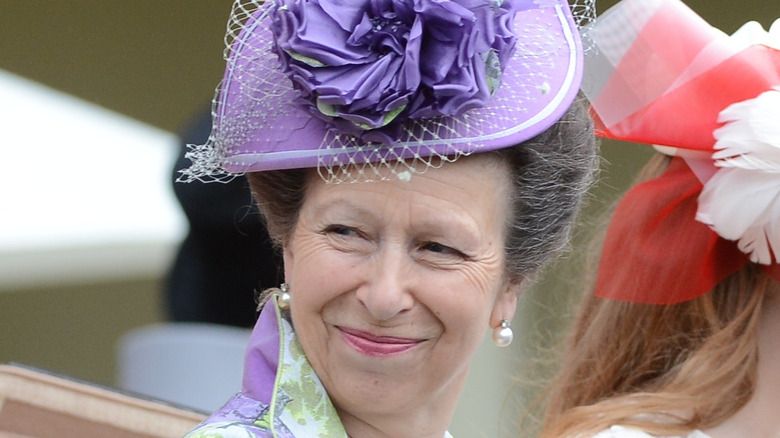 Princess Anne smiling