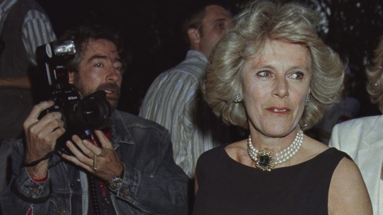 Camilla Parker Bowles with photographer