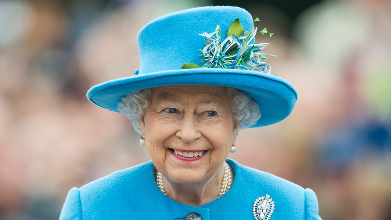 Queen Elizabeth II in a public appearance