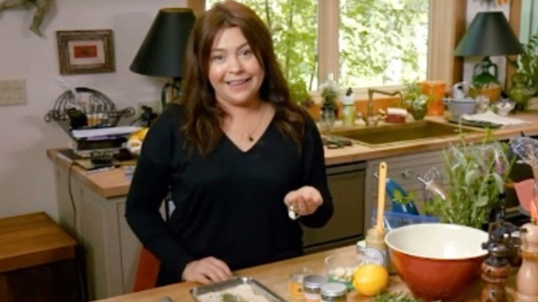 Rachael Ray cooking and smiling