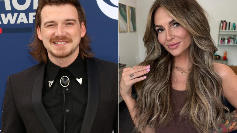 Morgan Wallen, KT Scornavacco smiling