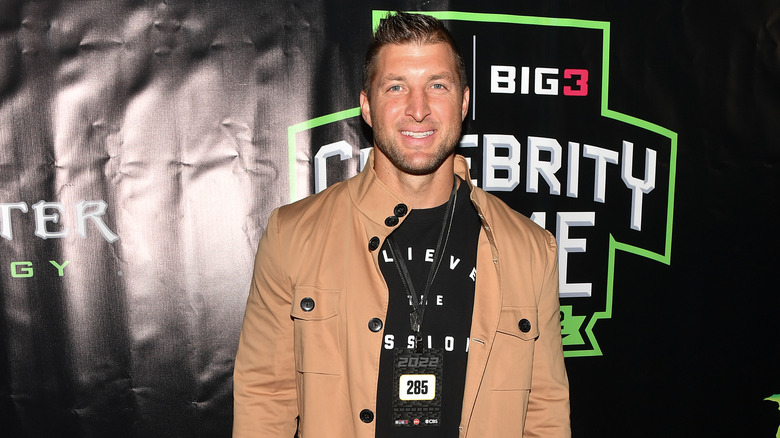 Tim Tebow at a Big3 Celebrity Game