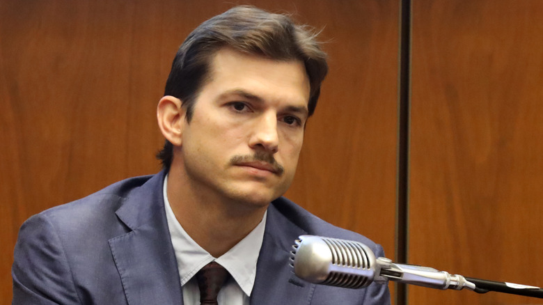 Ashton Kutcher testifying at a trial