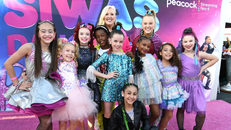 Jessalyn and JoJo Siwa with XOMG Pop!