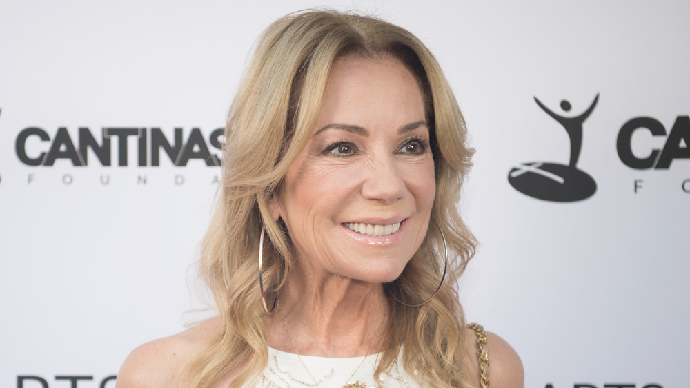 Kathie Lee Gifford looking to the side