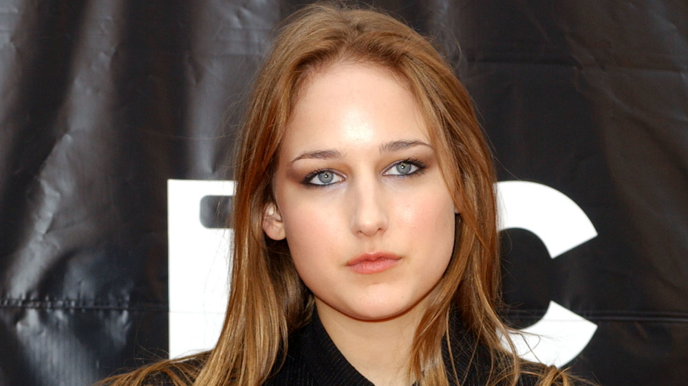 Leelee Sobieski posing with red hair