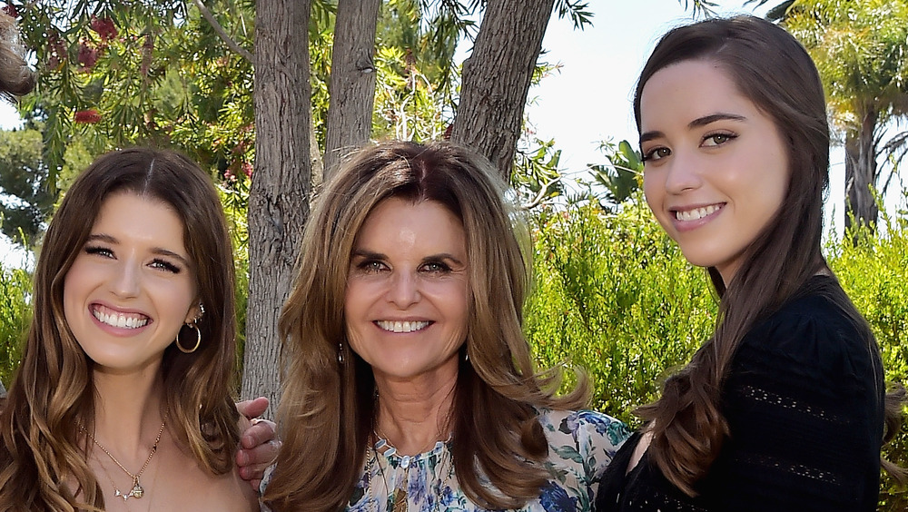 Maria Shriver with daughters