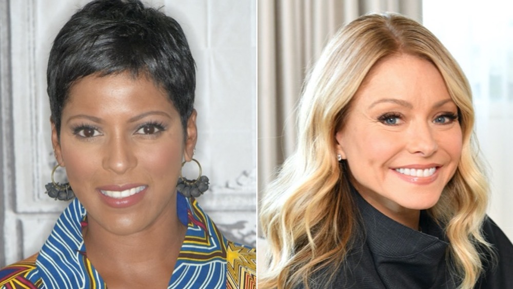 Tamron Hall and Kelly Ripa, split image