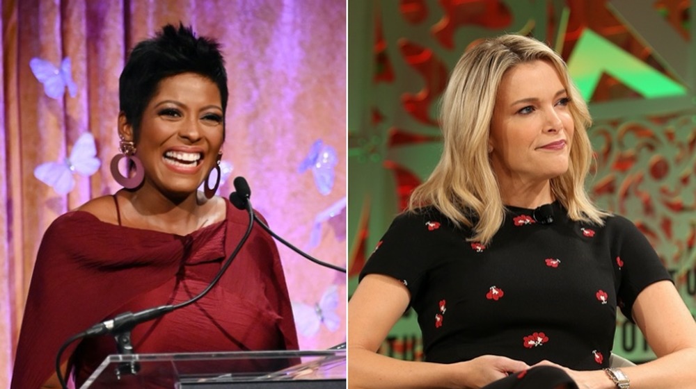 Tamron Hall and Megyn Kelly, split image