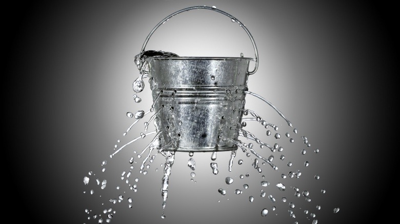 leaking bucket