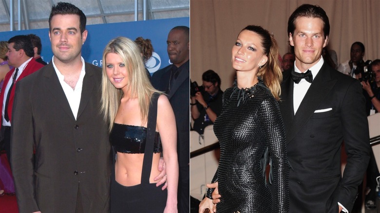 Tara Reid and Carson Daly; Tom Brady and Gisele Bündchen