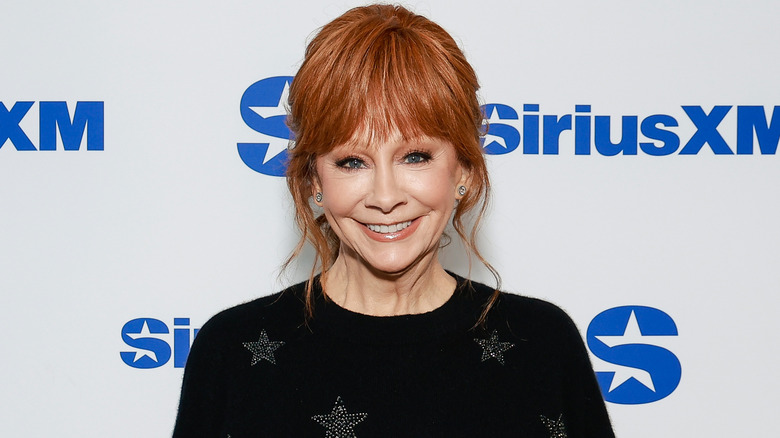 Reba McEntire poses for a picture at SiriusXM Studios