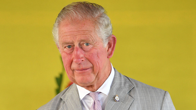 King Charles III at an event