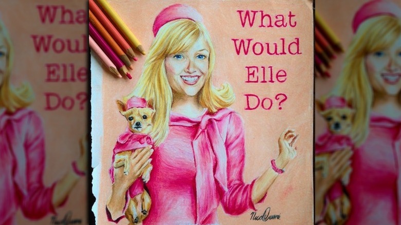 Elle Woods pencil drawing