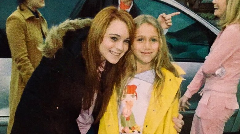 Nicole Crimi and Lindsay Lohan