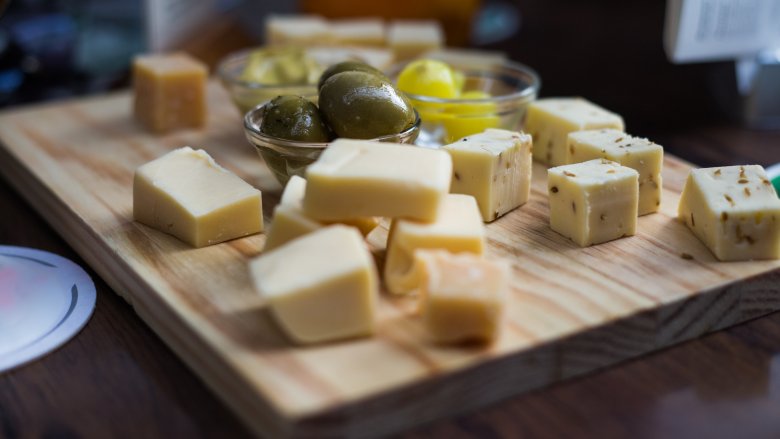 Cheese Olives Plate