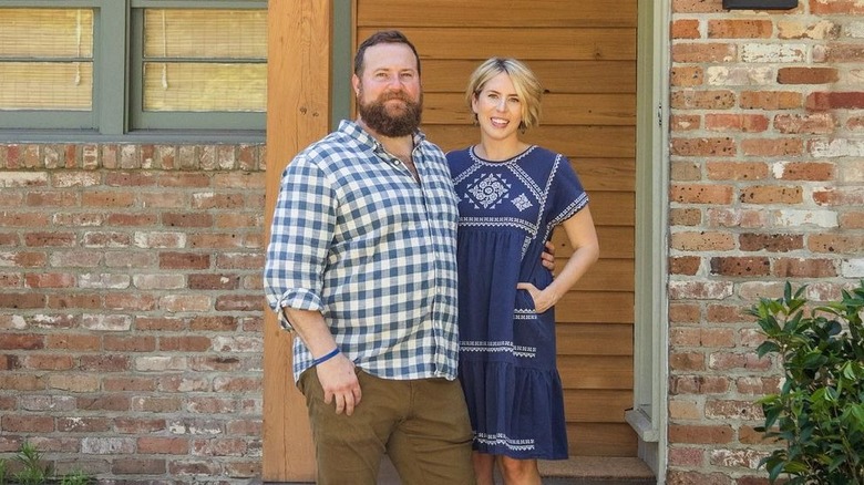 Ben and Erin Napier posing