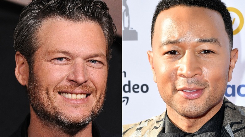 Blake Shelton and John Legend 