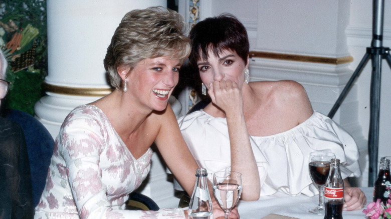 Diana Spencer laughing 