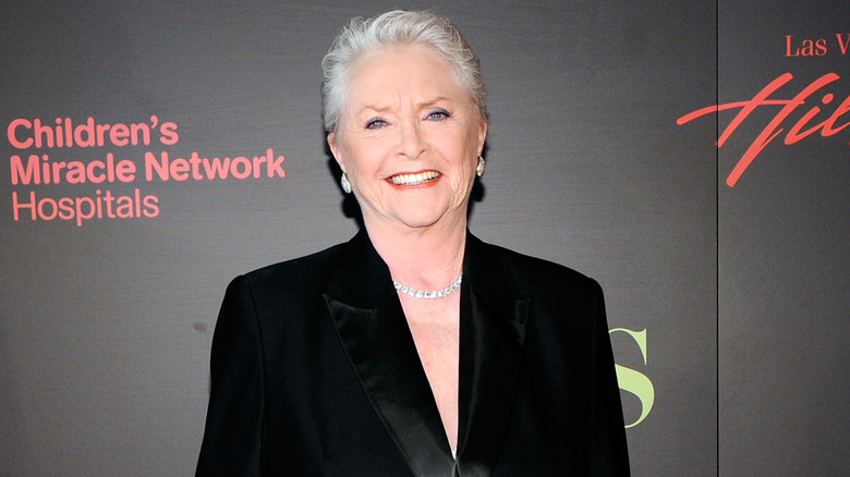 Susan Flannery posing at event