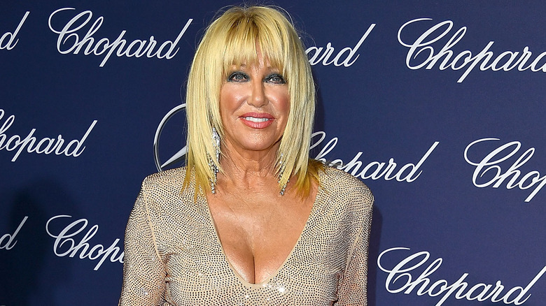 Suzanne Somers smiling at a Chopard event