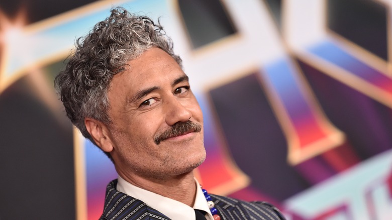 Taika Waititi smiking